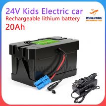 24 V 20 Ah wiederaufladbare Lithiumbatterie mit langer Lebensdauer, 29,4 V, für Kinder, zum Aufsitzen, Spielzeugauto, batteriebetriebene Elektrofahrzeuge