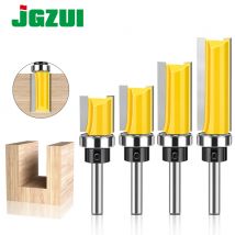 1-4Pcs 8mm Schaft Gerade Bit Wolfram Hartmetall Doppel Flöte Router Bits Fräser Für Holz Holz werkzeug Router Bit