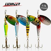 LUSHAZER Fishing spinner bait 9g przynęta łyżkowa metalowe przynęty kotwica isca sztuczna ryba