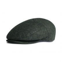 JANGOUL XL/XXL Wool Tweed Newsboy Flat Cap for Men Winter Fashion Ivy Cap Gatsby Golf Hat Satin Lined