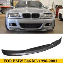 Für BMW 3er E46 M3 1998–2003 Carbon Fiber CLS Style Frontstoßstange Lip Spoiler Auto Styling