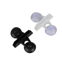 10Pcs Aquarium Isolation Plate Fish For Tank Divider Clip Black Suction Cup Dividers Holder Bracket Plastic Sheet Holder