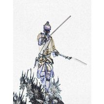 Resin Figure 1/24 ancient man stand warrior Model Unassambled Unpainted Figure Building Kit
