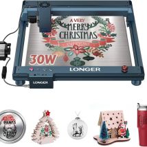 Longer Laser B1 30W, 36000mW Laser Cutter and Engraver with a 32-bit High-Speed Motherboard