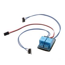 1PCS Gebürstet Motor Vorwärts Rückwärts Rotation Controller Relais Modul Dual-weg Stopper Begrenzen Schalter für RC Flugzeug 5-12V Empfänger
