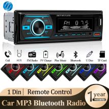 Autoradio 1 din digital bluetooth stereo mp3 player fm radio 60w * 4 audio musik fernbedienung aux/usb/tf karte mit im dash kit