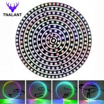 WS2812B RGBIC LED-Pixelring WS2812 Rundmodule 5050 Eingebauter IC Individuell adressierbar 1 8 12 16 24 32 40 48 60 241 LEDs 5 V