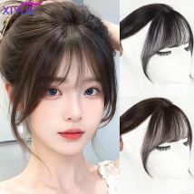 XIYUE French bangs wig women's natural synthetic hair to increase hair volume on the top of the head hair patch