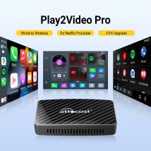 OTTOCAST Play2Video Pro Adattatore wireless CarPlay Android Auto per Youtube per Netflix per TV IP Accessori auto per Kia Toyota