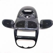 Geeignet für Peugeot 206 Citroen C2 Uhr Dashboard panel Carbon Faser Instrument Páncél VTS nahen air outlet 8211C6 8203YN
