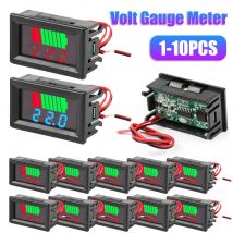 Autobatterie-Ladestufenanzeige, Lithium-Batterie-Kapazitätsmesser, Tester, LED-Anzeige, 12 V, 24 V, 36 V, 48 V, 60 V, 72 V, automatische Identifizierung