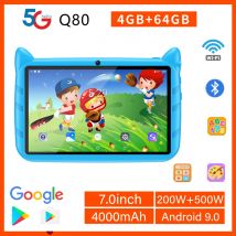 Nuova versione globale da 7 pollici 5G WiFi Tablet per bambini Quad Core Android Learning Education Tablet PC 4GB RAM 64GB ROM regali per bambini