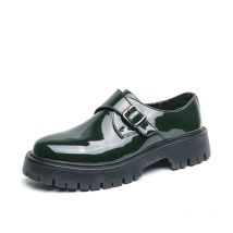 Herren-Kleiderschuhe Frühling klassische Business-Luxus-Herren-Freizeitschuhe aus Leder erhöhen schwarze Slipper mit dicken Sohlen 38-46