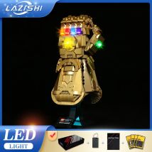 Lazishi LED-Licht für 76191 Infinity Handschuh Sammler Modell Spielzeug (nur Licht, keine Bausteine)