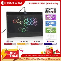 Haute42 C16 Magnetic Leverless Hitbox Controller Stickless Arcade Controller Keyboard For PC/ PS5/PS4 Hitbox Fighting Stick