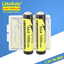 1-15 sztuk LiitoKala Ni-10/AAA 1.2V 1000mAh Ni-MH akumulator do latarki aparatu zabawki golarka