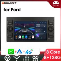 Radio Multimedia para coche Android de 2 DIN para Ford Mondeo s-max Focus Kuga C MAX Galaxy Fiesta