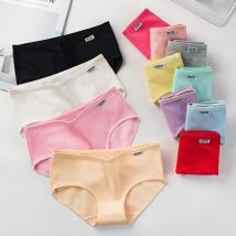 3Pcs Sexy Höschen Frauen Baumwolle Unterwäsche Antibakterielle Briefs Mädchen Nahtlose Gemütliche Weibliche Unterhose Dessous Low-Rise Wäsche