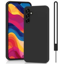 Custodia per telefono in silicone di lusso per Samsung Galaxy S24 Ultra S20 S21 S22 S23 FE Plus S8 S9 S10 E Cordino con cordino antiurto Coque Cover