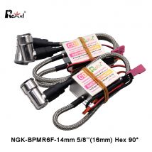 Rcexl Single/ Twin Zündung CDI NGK-BPMR6F-14mm 5/8 ''(16mm) hex 90 Grad für Gas Benzin Motor RC