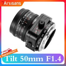 Obiettivo per fotocamera mirrorless 7artisans Tilt 50mm F1.4 APS-C per la fotografia di persone con Sony E-mount A7RIII FX30 A6400 FX XT30 M43