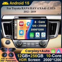 Android 15 Auto Carplay autoradio Per Toyota RAV4 RAV 4 Xa40 2012 2013 2014 2015 2016 2017 2018 2019 Stereo Lettore Multimediale BT