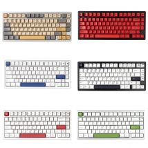 Minimalismus Tasten kappen Englisch Japanisch Farbstoff Sub Kirsche Profil pbt Tasten kappen Wob Bogen schwarz weiß für MX-Schalter mechanische Tastatur