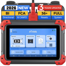 XTOOL D7 Scanner OBD2 Scanner automobilistico 36+ Chiave di ripristino Programmazione FCA CANFD/DoIP Diagnosi di tutti i sistemi Codifica ECU Aggiornamento di 3 anni