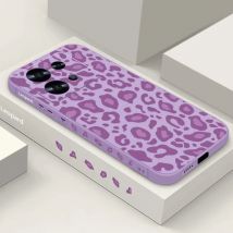 Leoparden muster Fall für Xiaomi Poco F6 X5 X6 13T 11T Pro Redmi Note 13 4g 12 11 13 Pro plus 5g Lanyard Soft TPU Silikon hülle