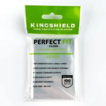 KINGSHIELD 100 pz/lotto 64*89mm ClearCard Sleeve Perfect Fit Card Sleeve Card Protector Formato Perfetto PKM Buste per carte interne NO PVC