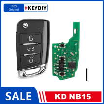 1/2/5 Stück KEYDIY KD NB15 für VW MQB Universal Flip Remote Car Smart Key 3 Tasten