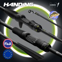 HANDING M1 Pręty łowienie okonia Fuji O + A pierścienie prowadzące 24Ton karbonowe blanki przędzące wędkę przez cały dzień komfortowe wędki