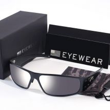 Polarized Square Sunglasses Men Aluminum Magnesium Eyewear Accessories Male UV400 MAGNUM Sports Driving Goggle