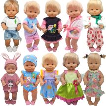 35 cm Babypuppen-Kleidungsset, Hut für 38 cm Nenuco Ropa Y Su Hermanita Spielzeugpuppenzubehör