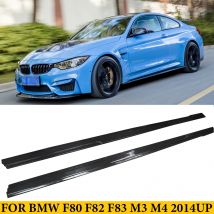 Für BMW F80 M3 F82 F83 M4 2012-2017 Carbon Side Röcke Verlängerung Lippen Auto Tuning