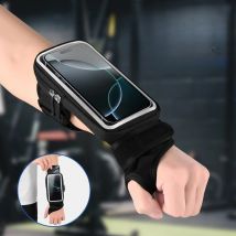 HAISSKY Outdoorowa Torba na Telefon z Ekranem Dotykowym na Nadgarstek do iPhone 17 16 15 Pro Max Air 14 Plus16E Xiaomi Samsung, Saszetka na Ramię do Jazdy na Rowerze i Fitnessu