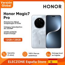 Versión Global Honor Magic7 Pro 5G Smartphone Snapdragon 8 Elite 200MP Teleobjetivo Cámara 6.8'' OLED Pantalla 5270mAh Batería 100W Carga NFC Honor Magic 7 Pro