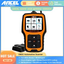 Ancel AD410 Scanner automobilistico Full OBD2 cancella codici di errore controllo motore ODB OBD 2 strumento diagnostico per auto strumenti di scansione multilingue
