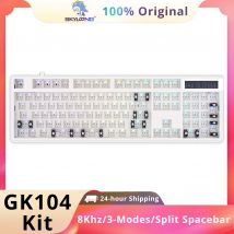 SKYLOONG GK104 Pro keyboard kit ANSI layout full-size tastiera meccanica senza manopole/schermo retroilluminazione RGB 8000Hz 3-mode kit tastiera wireless fai da te accessori per giochi per computer