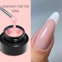 BORN PRETTY 60g Flüssiges Acrylgel für Nagelverlängerung und -modellage, selbstnivellierend, ablösbar, UV-LED-Lack