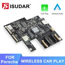 ISUDAR-Módulo Carplay para Porsche/Panamera/Cayenne/Macan/Cayman/Boxster 911 718 PCM 3,1 Android Auto AI Box versión 2 Multimedia