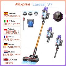 k0d BSPL10 Laresar V7 500W 50KPA moc ssania bezprzewodowy odkurzacz ręczny inteligentne urządzenie domowe wymienny akumulator pojemnik na kurz