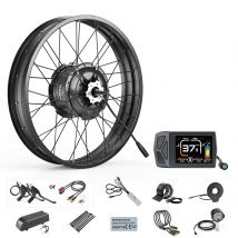 Bafang 48V 1000W Motore Mozzo Posteriore G062.1000.DC Kit di Conversione Bici Elettrica Con Freno A Disco Per 20 26 pollici Fat Bike Kit Elettronico