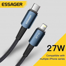 Essager cavo USB C per IPhone 14 13 12 11 pro Max XS 20W cavo di ricarica rapida tipo C per illuminazione cavo data per iPad Macbook
