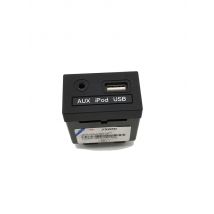 Genuine 961203X000 JACK ASSY AUX & USB For Hyundai 2011 2012 2013 Elantra USB Reader iPod AUX Port Adapter Assy OEM 96120-3X000