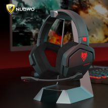 NUBWO G06 Auriculares inalámbricos para juegos con micrófono para PS5, PS4, PC, Móvil, Switch, 2,4 GHz Bluetooth 5.3 Auriculares para juegos duales