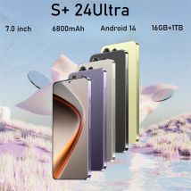 2025 Cellulari S + 24Ultra Originale 7.0HD 5G Smartphone Android 14 Telefono Cellulare 108MP Dual Sim Versione Globale Smart Cellulari
