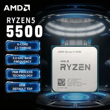 AMD Ryzen 5 5500 R5 5500 3,6 GHz 6-rdzeniowy 12-wątkowy procesor CPU 7NM L3=16M Procesor AMD AM4 do płyty głównej B550M Nowy