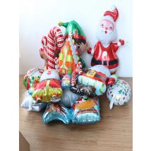 Christmas Foil Santa Claus Balloons Snowman Elk Christmas Tree Balloons for Xmas Inflatable Party Decorations Home Party Decor