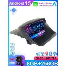 Android 16 Car Radio For Ford Fiesta 2009 - 2014 2 Din 9 Inch Multimedia Stereo Carplay Navigation GPS Car DVD Player Bluetooth